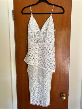 JLUXLABEL - White Lace Dress - New With Tags